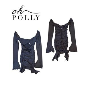 Oh Polly Black Mini Dress